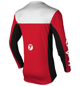 Maillot cross Seven Rival Staple Rouge 2024 Dos