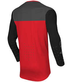 Maillot cross Seven Vox Aperture Rouge Fluo 2024 Dos