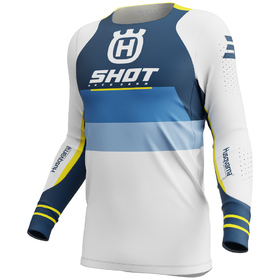 Maillot cross Shot Aerolite Husqvarna Bleu 2027
