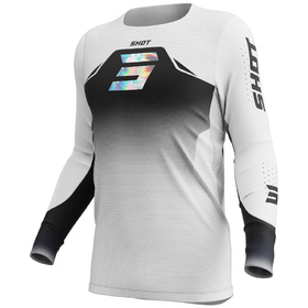 Maillot cross Shot Aerolite Phase Blanc 2027