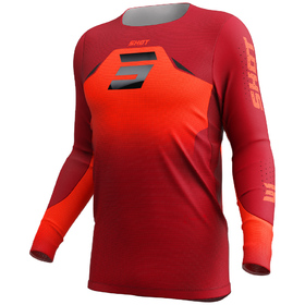 Maillot cross Shot Aerolite Phase Rouge 2027