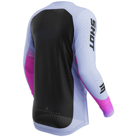 Maillot cross Shot Aerolite Phase Violet 2027 Dos