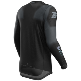 Maillot cross Shot Aerolite Space Noir 2026 Dos