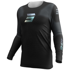 Maillot cross Shot Aerolite Space Noir 2026