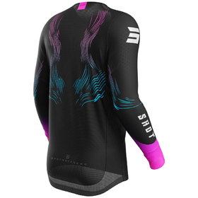 Maillot cross Shot Aerolite Volt Rose 2027 Dos