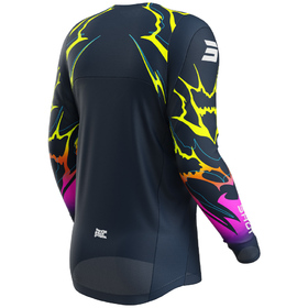 Maillot cross Shot Contact Rac Bleu 2027 Dos