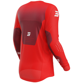Maillot cross Shot Contact Stream Rouge 2027 Dos