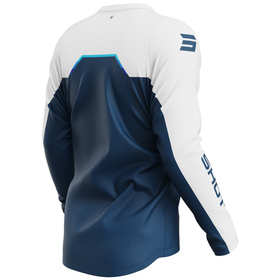 Maillot cross Shot Devo Daytona Bleu 2026 Dos