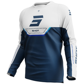 Maillot cross Shot Devo Daytona Bleu 2026