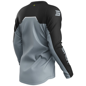 Maillot cross Shot Devo Daytona Jaune Fluo 2026 Dos