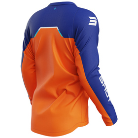 Maillot cross Shot Devo Daytona Orange 2026 Dos