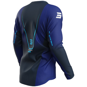 Maillot cross Shot Devo Future Bleu 2027 Dos