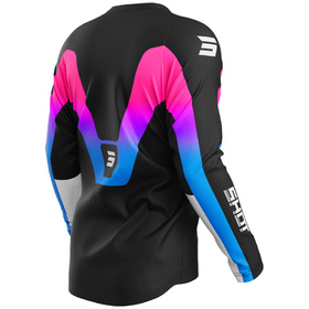 Maillot cross Shot Devo Struck Rose 2027 Dos