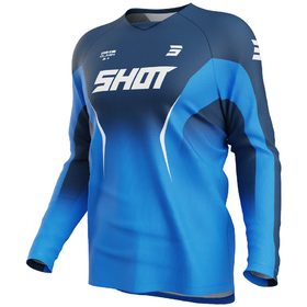 Maillot cross Shot Draw Clash Bleu 2027