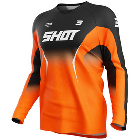 Maillot cross Shot Draw Clash Orange 2027