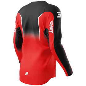 Maillot cross Shot Draw Clash Rouge 2027 Dos