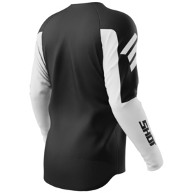 Maillot cross Shot Draw Private Blanc 2026 Dos