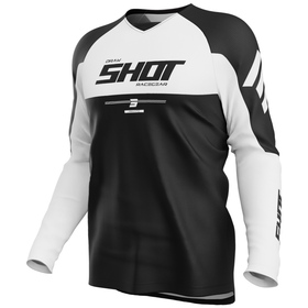 Maillot cross Shot Draw Private Blanc 2026