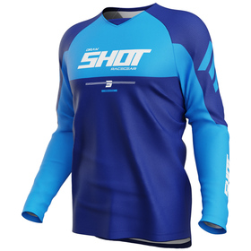 Maillot cross Shot Draw Private Bleu 2026
