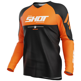 Maillot cross Shot Draw Private Orange 2026