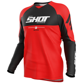 Maillot cross Shot Draw Private Rouge 2026