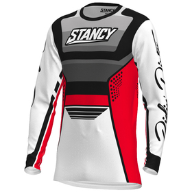 Maillot cross Stancy Vibe Stripes Rouge 2026