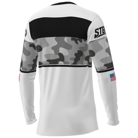 Maillot cross Stency Limited San Diego Blanc Dos