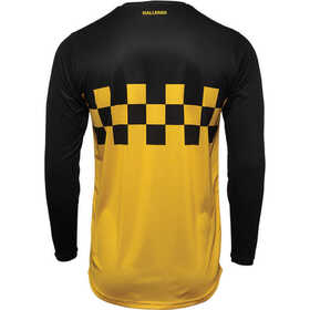 Maillot cross Thor Hallman Differ Cheq Jaune 2024 Dos