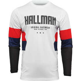 Maillot cross Thor Hallman Differ Draft Blanc 2025