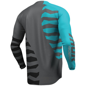 Maillot cross Thor Launchmode Shredder Charcoal 2027 Dos