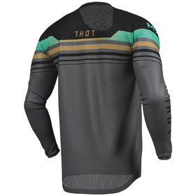 Maillot cross Thor Launchmode Vented Raptor Charcoal 2026 Dos