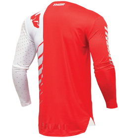 Maillot cross Thor Prime Analog Rouge 2024 Dos