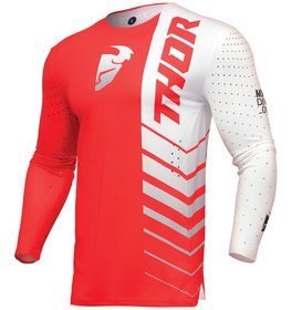 Maillot cross Thor Prime Analog Rouge 2024
