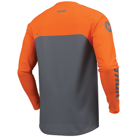 Maillot cross Thor Ridemode Menace Charcoal 2026 Dos