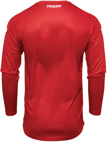 Maillot cross Thor Sector Minimal Rouge 2024 Dos