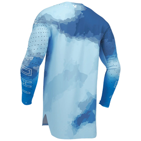 Maillot cross Thor Sportmode Carbon Bleu 2026 Dos