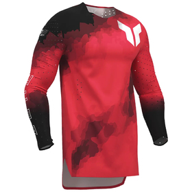 Maillot cross Thor Sportmode Carbon Rouge 2026
