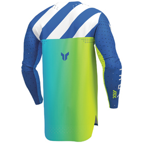 Maillot cross Thor Sportmode Synth Bleu 2026 Dos
