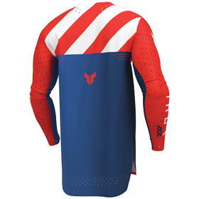 Maillot cross Thor Sportmode Synth Rouge 2026 Dos