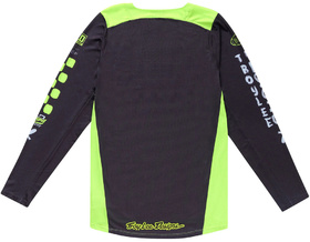 Maillot cross Troy Lee Designs GP Pro Air Standard Jaune Fluo 2026 Dos