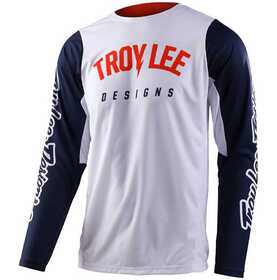 Maillot cross Troy Lee Designs GP Pro Boltz Blanc