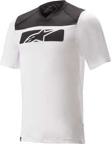 Maillot Manches Courtes VTT Alpinestars Drop 4.0 Blanc