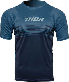 Maillot Manches Courtes VTT Thor Assist Shiver Teal