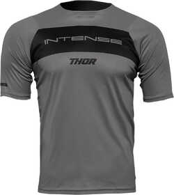 Maillot Manches Courtes VTT Thor Intense Assist Dart Gris