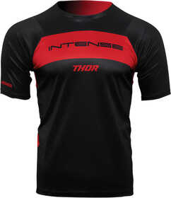 Maillot Manches Courtes VTT Thor Intense Assist Dart Noir