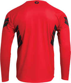 Maillot Manches Longues VTT Thor Assist Sting Rouge Dos