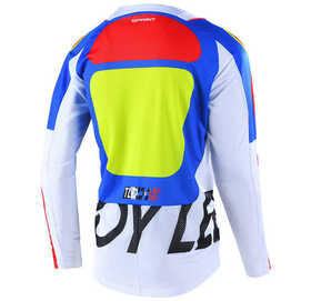 Maillot Manches Longues VTT Troy Lee Designs Sprint Drop In Blanc Dos