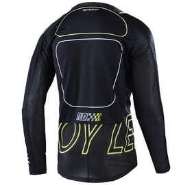 Maillot Manches Longues VTT Troy Lee Designs Sprint Drop In Noir Dos