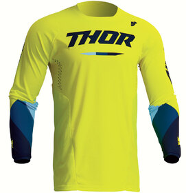 Maillot cross Enfant Thor Pulse Tactic Jaune Fluo 2024