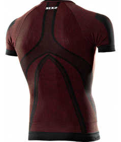 Maillot compression Sixs TS1 Dark Red Dos